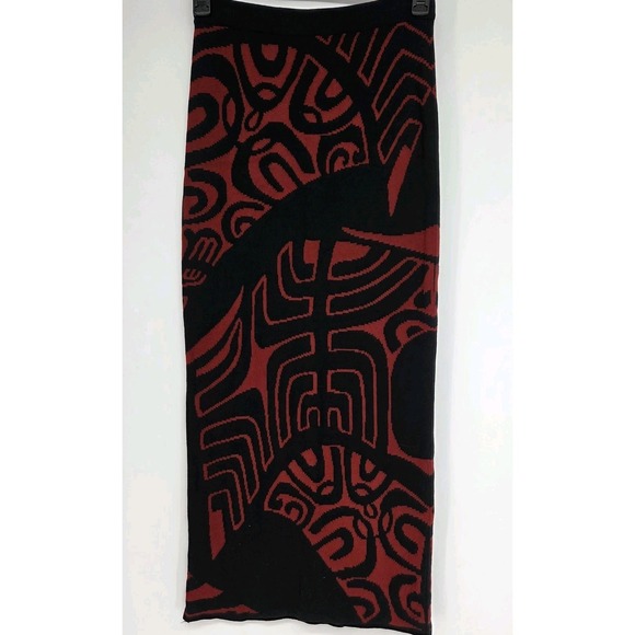 Peruvian Connection Dresses & Skirts - Peruvian Connection Tribal Skirt Small Bohemian Pima Cotton Knit Maxi